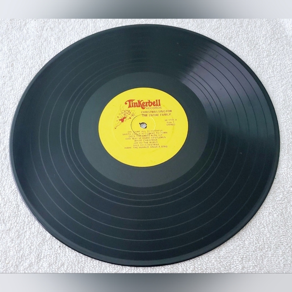 BOGO Christmas Sing For The Entire Family Vinyl Record LP Tinkerbell Records